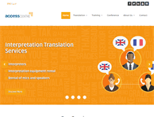 Tablet Screenshot of accesscentre-qatar.com